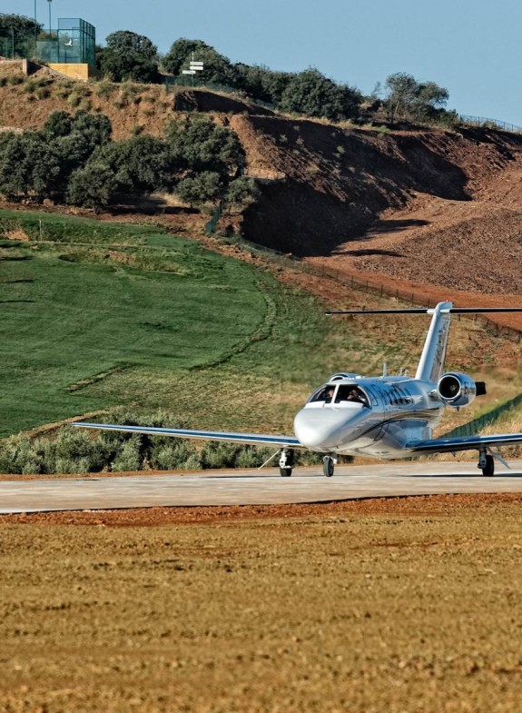 Landing strip at LA CAMINERA